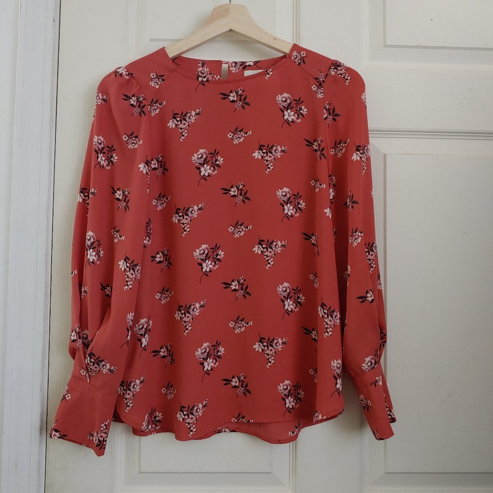 Floral XS Petite Loft Blouse
